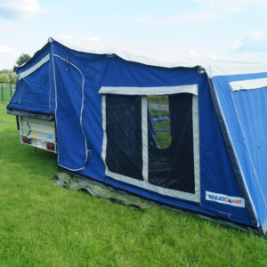 Anhängerzelt XL, inkl. Vorzelt – Bild 4