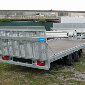 Hapert Indigo HT-2 - 3500 - 4550 x 2000 Kipphydraulik, Parabelfederung, Reling, Rampe – Bild 4