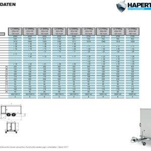 Hapert Sapphire L-2 - 2700 Türen hinten & Seitentüre | Tieflader-Koffer | Rutschhemmender Boden – Bild 5