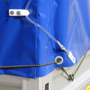 Humbaur HA752111 KV Planenaufbau 1300 mm | Farbe Blau – Bild 6