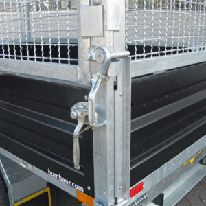 Humbaur HTK 3500.31 STAHL E-Pumpe, Gitteraufsatz, Rampen, Stützen – Bild 8