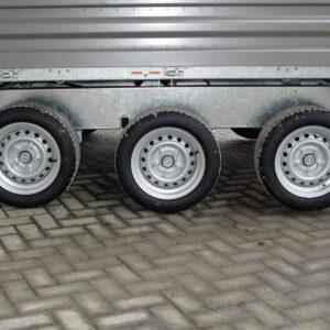 Humbaur HTK 3500.41 STAHL Tridem 3 Achser NEU – Stahlbordwand Schwarz – Bild 9