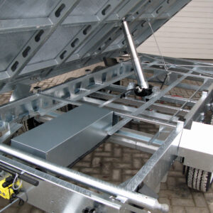 Humbaur HTK 3500.41 STAHL Tridem 3 Achser NEU – Stahlbordwand Schwarz – Bild 4