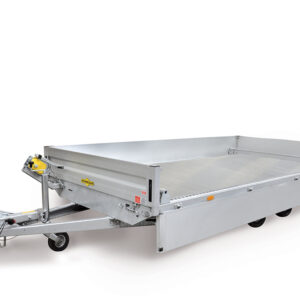 Humbaur Universal 3000 Seilwinde, Alu Bordwände 350 mm, Auffahrbohlen – Bild 6