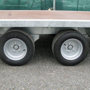 Humbaur Universal 3000 Seilwinde, Alu Bordwände 350 mm, Auffahrbohlen – Bild 7