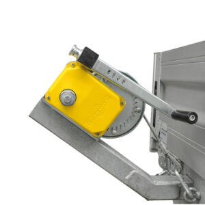 Humbaur Universal 3000 Seilwinde, Alu Bordwände 350 mm, Auffahrbohlen – Bild 8