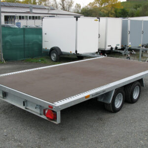 Humbaur Universal 3000 Seilwinde, Alu Bordwände 350 mm, Auffahrbohlen – Bild 9