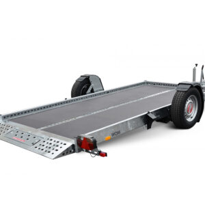 STEMA WOM 1800 STS O2 18-35-17.1 Absenkanhänger mit 1 Verzurrschiene und Reling – 100 km/h Zulassung