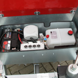 Unsinn UAG 4217-35-14-E-HP Absenkanhänger mit Elektrohydraulik und Planenaufbau – Bild 7